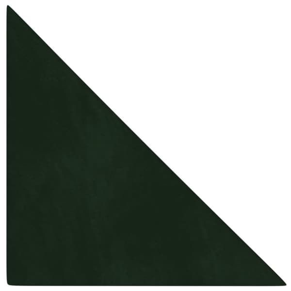 vidaXL Väggpaneler 12 st mörkgrön 30x30 cm sammet 0,54 m²