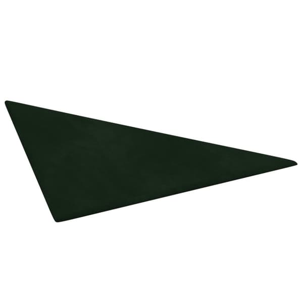 vidaXL Väggpaneler 12 st mörkgrön 30x30 cm sammet 0,54 m²
