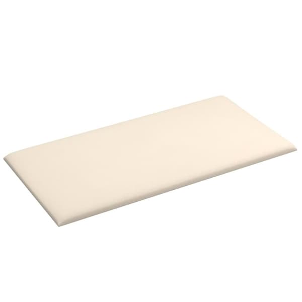 vidaXL vægpaneler 12 stk. 30x15 cm 0,54 m² fløjl cremefarvet