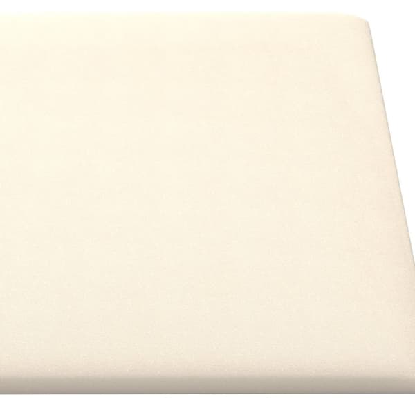 vidaXL vægpaneler 12 stk. 30x15 cm 0,54 m² fløjl cremefarvet