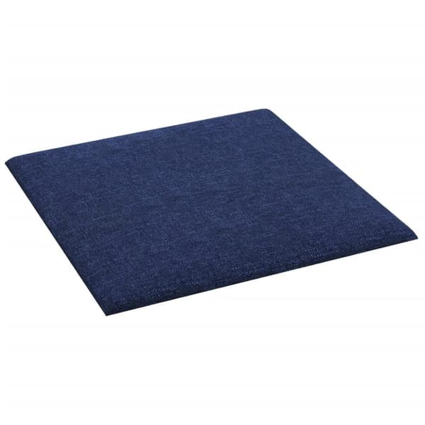 vidaXL vægpaneler 12 stk. 30x30 cm 1,08 m² stof blå