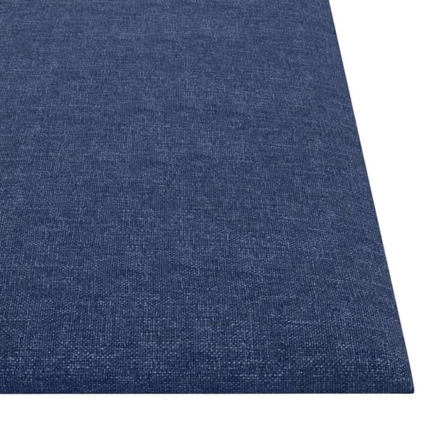 vidaXL vægpaneler 12 stk. 30x30 cm 1,08 m² stof blå