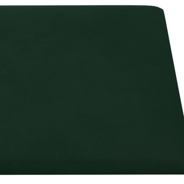 vidaXL vægpaneler 12 stk. 30x30 cm 1,08 m² fløjl mørkegrøn