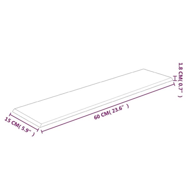 vidaXL vægpaneler 12 stk. 60x15 cm 1,08 m² fløjl mørkegrøn