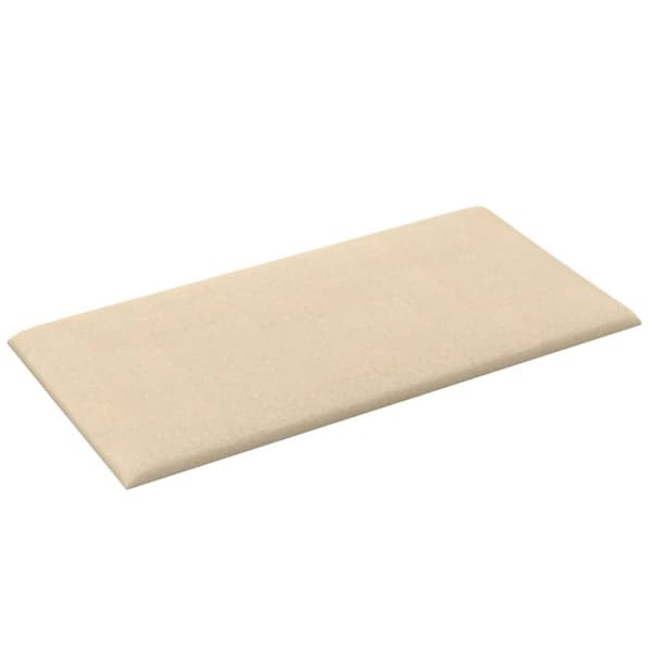 vidaXL vægpaneler 12 stk. 60x30 cm 2,16 m² stof cremefarvet