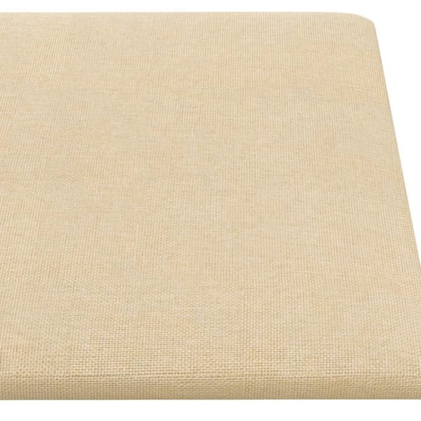 vidaXL vægpaneler 12 stk. 60x30 cm 2,16 m² stof cremefarvet