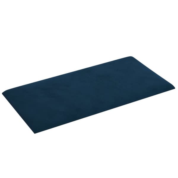 vidaXL vægpaneler 12 stk. 30x15 cm 0,54 m² fløjl blå