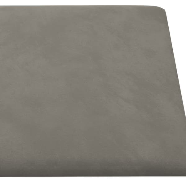 vidaXL vægpaneler 12 stk. 60x30 cm 2,16 m² fløjl lysegrå