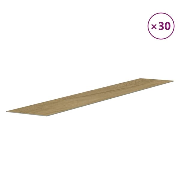 vidaXL Veggpaneler treutseende brun PVC 4,12 m²