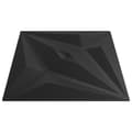 Miniatyrbilde 5 av 7: vidaXL Veggpaneler 48 stk svart 50x50 cm XPS 12 m² stjerne