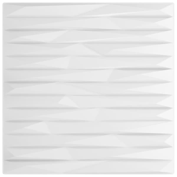 vidaXL Väggpaneler 24 st vit 50x50 cm XPS 6 m² sten