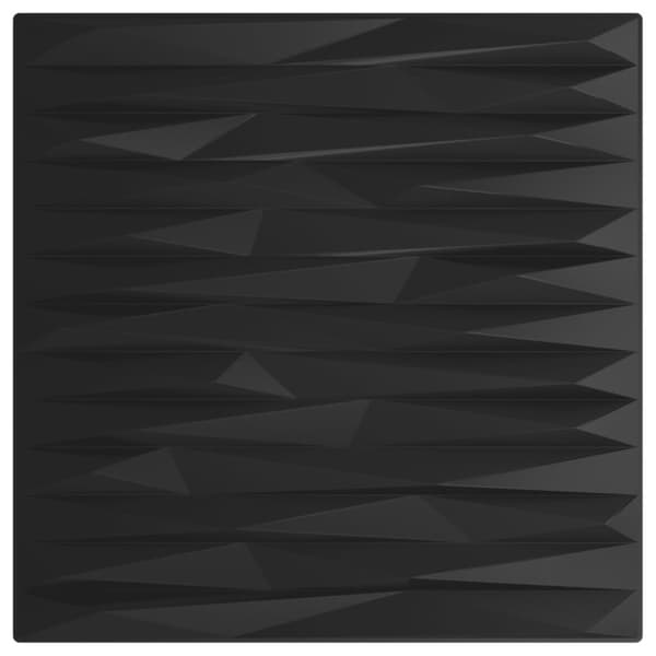vidaXL vægpaneler 24 stk. 50x50 cm 6 m² XPS sten sort