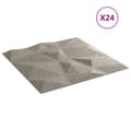 Miniatyrbild 1 av 7: vidaXL Väggpaneler 24 st betonggrå 50x50 cm XPS 6 m² diamant