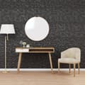 Miniatyrbilde 2 av 7: vidaXL Veggpaneler 24 stk svart 50x50 cm XPS 6 m² ametyst