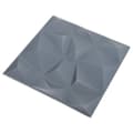 Miniatyrbillede 4 af 6: 3D-vægpaneler 24 stk. 50x50 cm 6 m² diamant grå