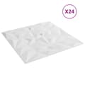 Miniatyrbillede 3 af 7: vægpaneler 24 stk. 50x50 cm 6 m² XPS ametyst hvid