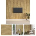 Miniatyrbild 1 av 10: The Living Store Väggpaneler träimitation brun PVC 2,06 m² -  Väggpaneler