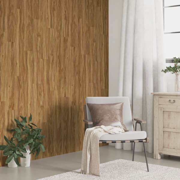Väggpaneler träimitation brun PVC 2,06 m² - Väggpanel - Väggpaneler - Home & Living