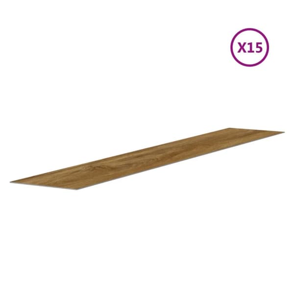 Väggpaneler träimitation brun PVC 2,06 m² - Väggpanel - Väggpaneler - Home & Living