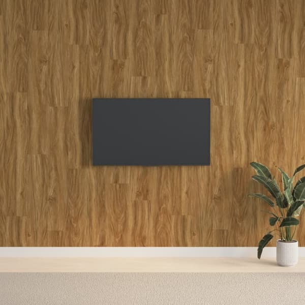 Väggpaneler träimitation brun PVC 2,06 m² - Väggpanel - Väggpaneler - Home & Living