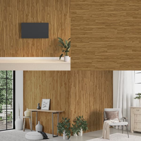 Väggpaneler träimitation brun PVC 2,06 m² - Väggpanel - Väggpaneler - Home & Living