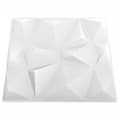 Pikkukuva 6 / 7: 3D-seinäpaneelit 12 kpl 50x50 cm timantinvalkoinen 3 m² - Seinäpaneeli - Seinäpaneelit - Home & Living