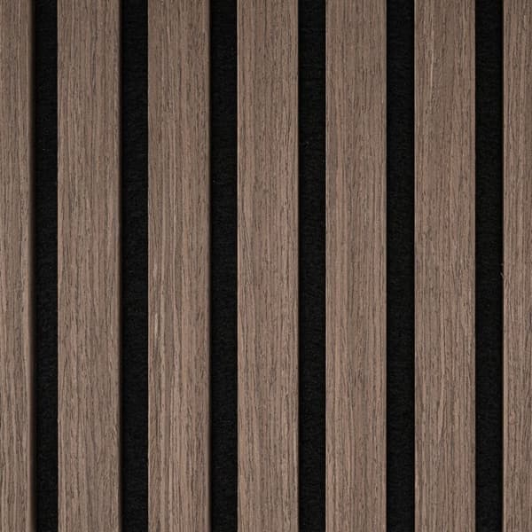 WallArt Aku akustiska väggpaneler mörk ek 4 st
