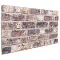 Miniatyrbilde 3 av 6: vidaXL 3D-veggpaneler 10 stk mørkebrun 100x50 cm EPS
