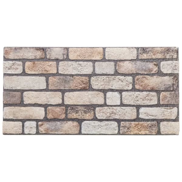 vidaXL 3D-veggpaneler 10 stk lysebrun 100x50 cm EPS