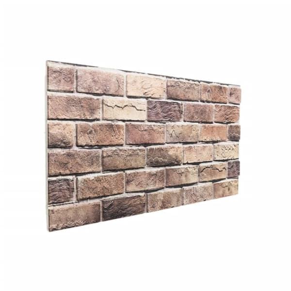vidaXL 3D-veggpaneler 10 stk brun 100x50 cm EPS
