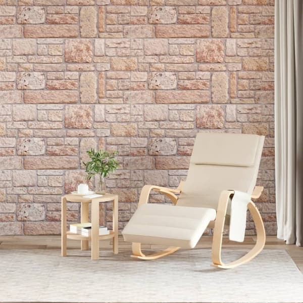 vidaXL 3D-veggpaneler 10 stk brun 100x50 cm EPS