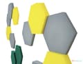 Pikkukuva 9 / 10: 3D koristeellinen vaahtomuovi seinäpaneeli WallMarket Lemon kuusikulmio, paksuus 4,5 cm