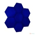 Pikkukuva 4 / 10: 3D koristeellinen vaahtomuovi seinäpaneeli WallMarket Hexagon tummansininen, paksuus 4,5 cm