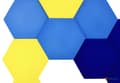 Pikkukuva 7 / 10: 3D koristeellinen vaahtomuovi seinäpaneeli WallMarket Hexagon tummansininen, paksuus 4,5 cm