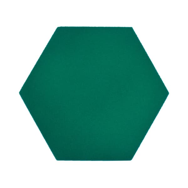 3D dekorativt skumvægpanel WallMarket Grøn sekskant, tykkelse 3,5 cm