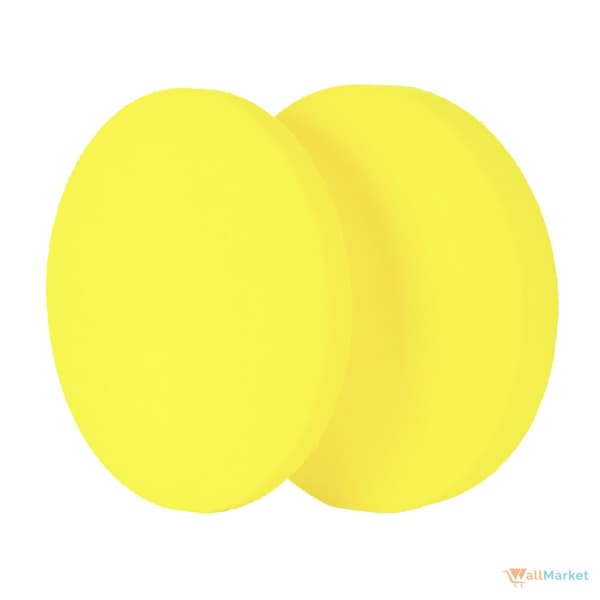 3D dekorativt skumvægpanel WallMarket Circle citron, tykkelse 2,5 cm