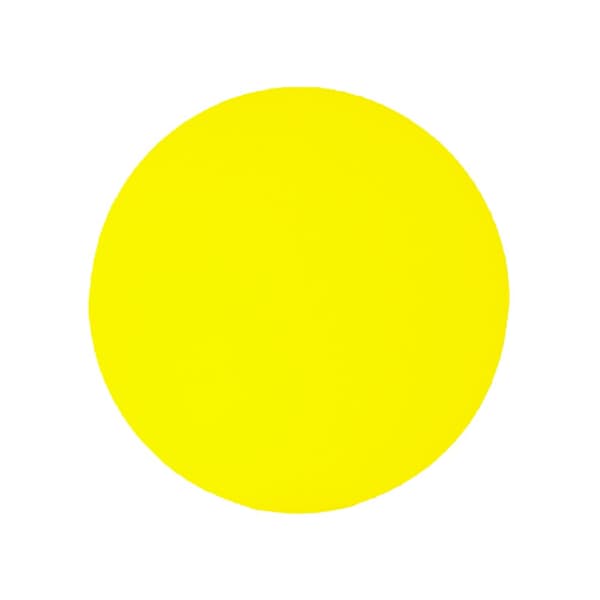 3D dekorativt skumvægpanel WallMarket Circle citron, tykkelse 2,5 cm