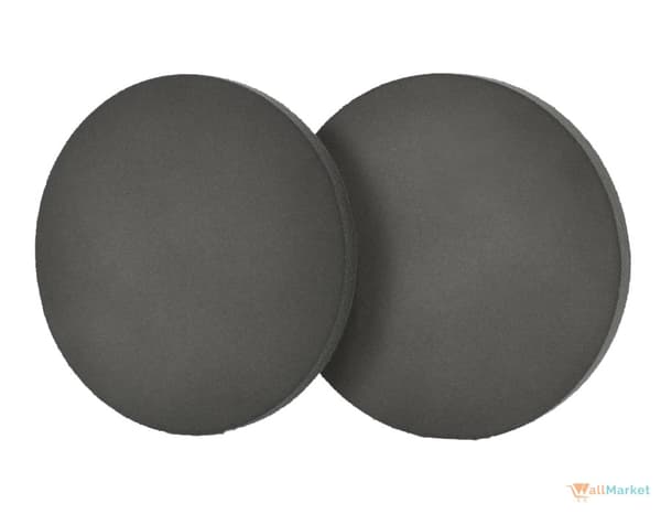 3D dekorativt skumvægpanel WallMarket Circle, grå, tykkelse 2,5 cm