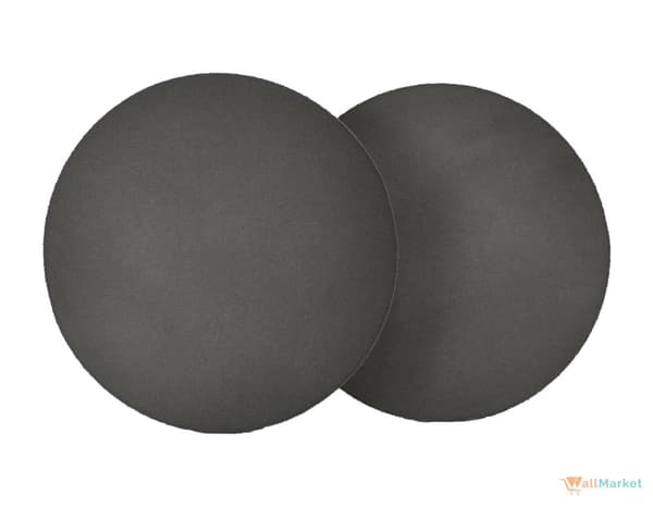 3D dekorativt skumvægpanel WallMarket Circle, grå, tykkelse 2,5 cm