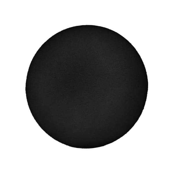 3D koristeellinen vaahtomuovi seinäpaneeli WallMarket Circle, musta, paksuus 2,5 cm