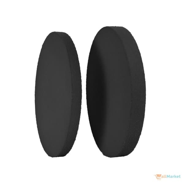 3D koristeellinen vaahtomuovi seinäpaneeli WallMarket Circle, musta, paksuus 4,5 cm