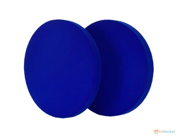 3D dekorativ väggpanel i skum WallMarket Circle, mörkblå, tjocklek 3,5 cm