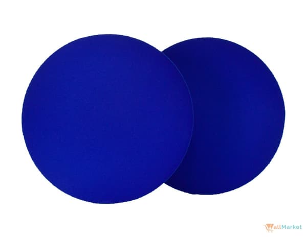 3D dekorativ väggpanel i skum WallMarket Circle, mörkblå, tjocklek 3,5 cm