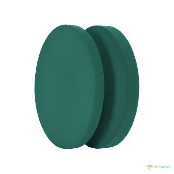 3D dekorativ väggpanel i skum WallMarket Circle, grön, tjocklek 3,5 cm