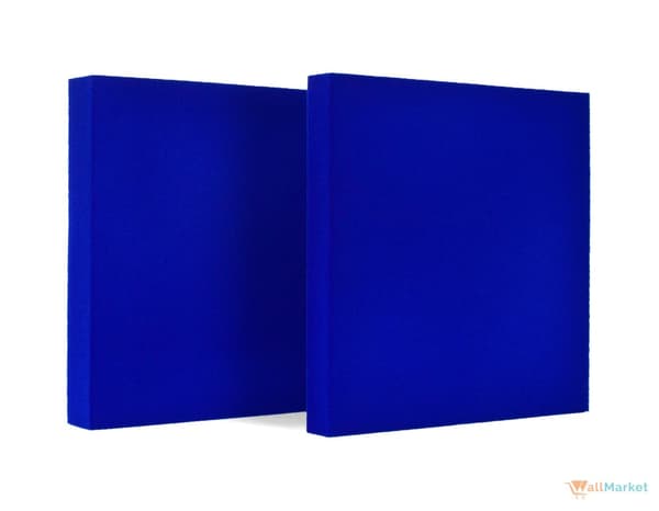 3D dekorativ väggpanel i skum WallMarket Square, mörkblå, tjocklek 3,5 cm