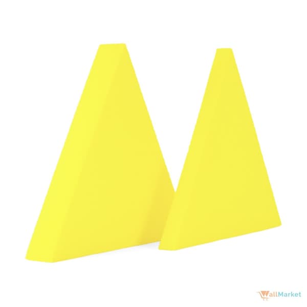 3D dekorativt skumvægpanel WallMarket Lemon trekant, tykkelse 3,5 cm