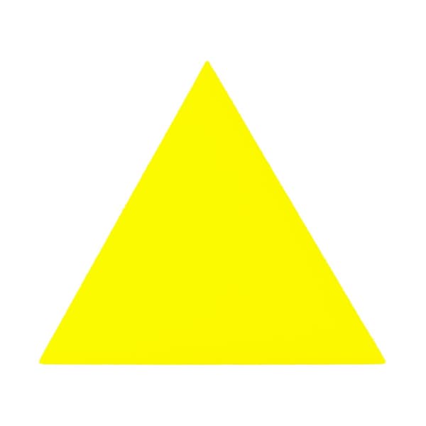 3D dekorativt skumvægpanel WallMarket Lemon trekant, tykkelse 3,5 cm