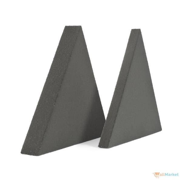 3D dekorativt skumvægpanel WallMarket Trekantgrå tykkelse 4,5 cm