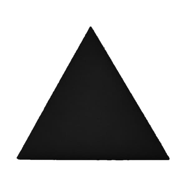 3D dekorativt skumvægpanel WallMarket Triangle sort, tykkelse 3,5 cm