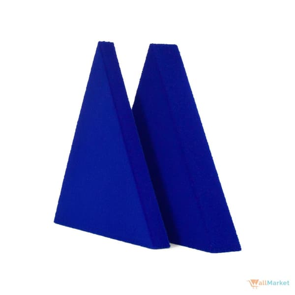 3D koristeellinen vaahtomuovi seinäpaneeli WallMarket Triangle tummansininen, paksuus 4,5 cm